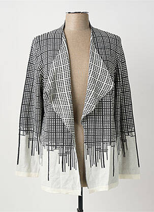 Veste casual coupe droite blanc MARBLE femme