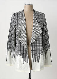 Veste casual coupe droite blanc MARBLE femme