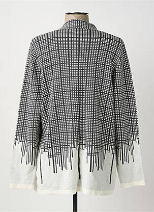 Veste casual coupe droite blanc MARBLE femme