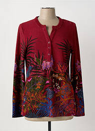 T-shirt manches longues manches longues rouge PALME femme
