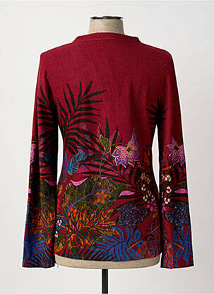 T-shirt manches longues manches longues rouge PALME femme