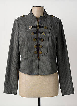 Veste casual finition intérieure doublée gris VETO femme