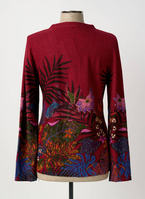 T-shirt manches longues manches longues rouge PALME femme