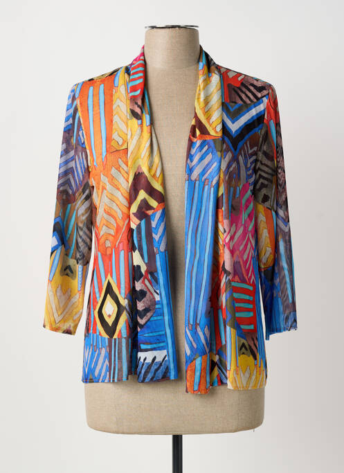Veste casual coupe cintrée bleu ARONA femme