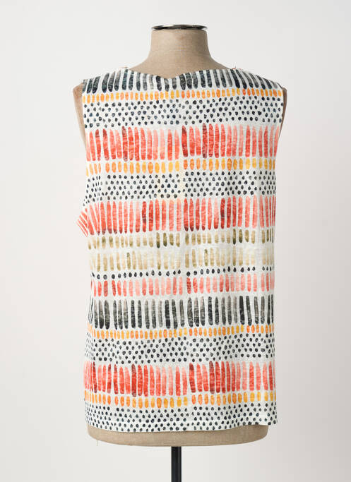 Top orange MCM femme