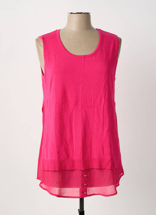 Top rose MARBLE femme