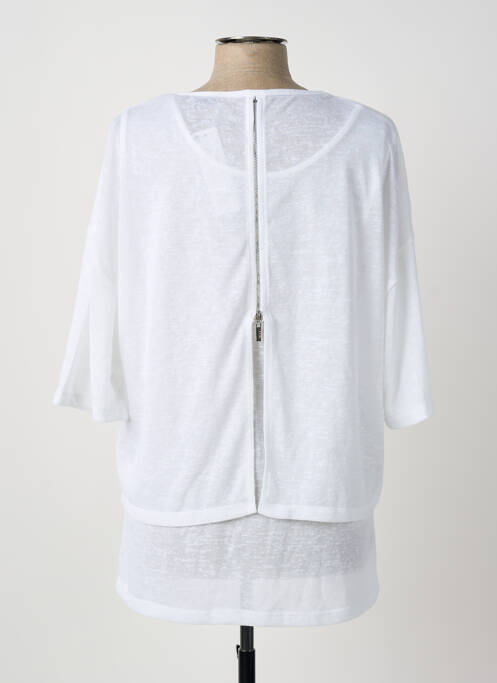 Tunique manches longues blanc MARBLE femme