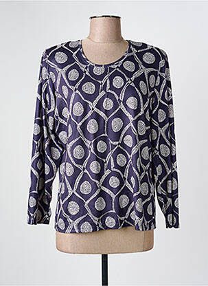 T-shirt manches longues manches longues bleu NAYAT femme