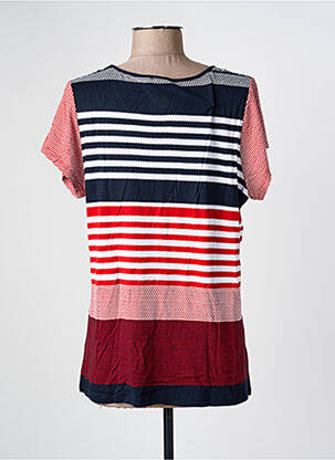 T-shirt stretch manches courtes bleu NAYAT femme