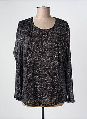 Top stretch manches longues noir IMPULSION femme