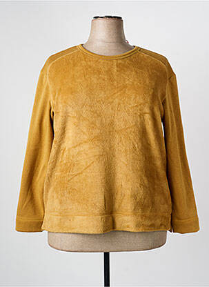 Sweat-shirt stretch manches longues vert CHRISMAS'S femme