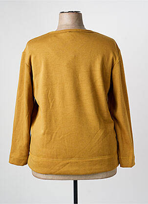 Sweat-shirt stretch manches longues vert CHRISMAS'S femme
