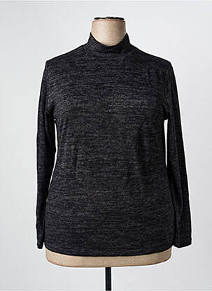 Sous-pull stretch manches longues gris TELMAIL femme