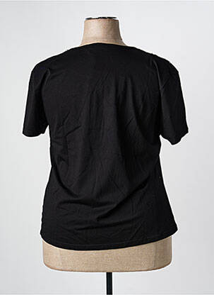 T-shirt stretch manches courtes noir MCM femme