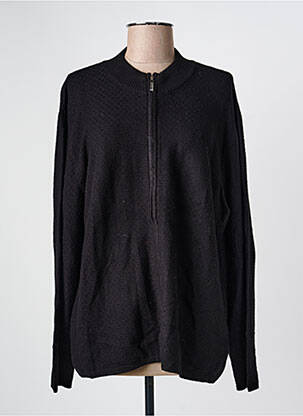 Gilet manches longues noir MARBLE femme