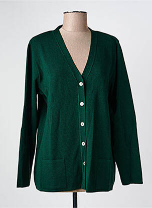 Gilet manches longues vert TELMAIL femme