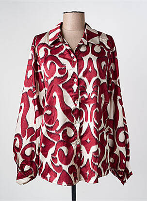 Chemisier rouge LUIZACCO femme