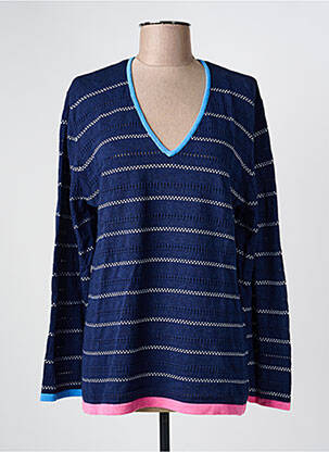 Pull bleu MARBLE femme