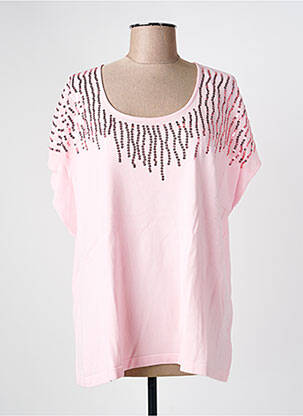 Top rose MARBLE femme