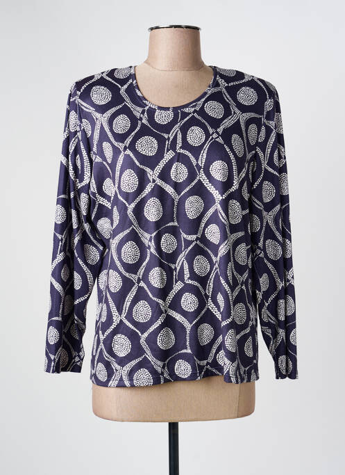 T-shirt manches longues manches longues bleu NAYAT femme