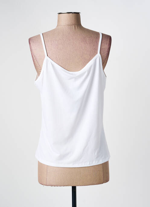Top tissage jersey fines bretelles blanc NAYAT femme