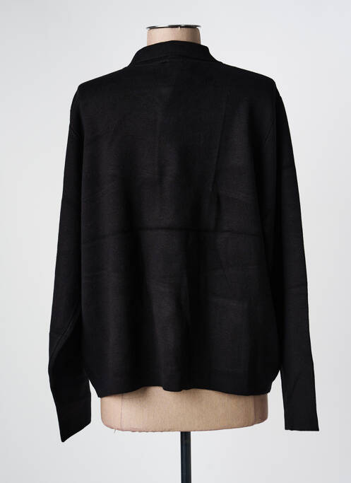 Gilet manches longues noir MARBLE femme