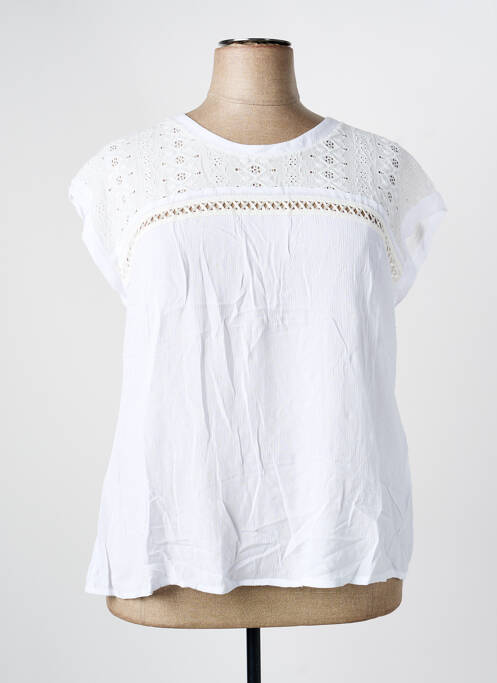 Top blanc LOURDES CASTILLO femme