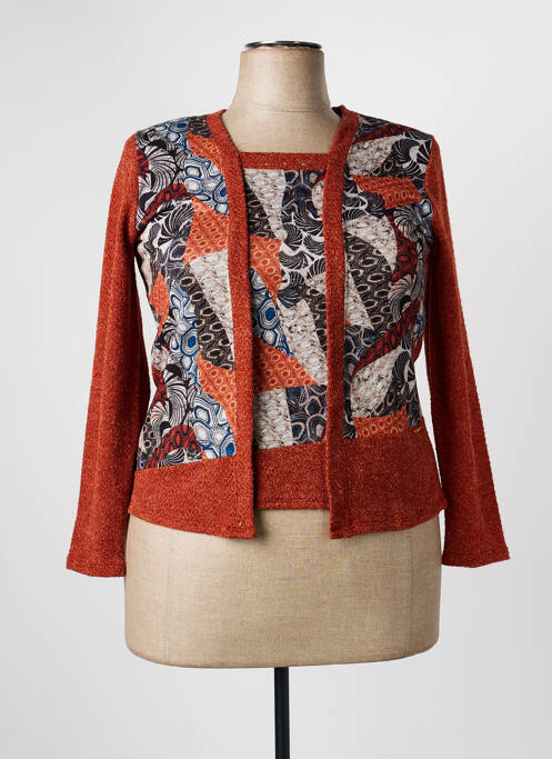 Top orange NAYAT femme