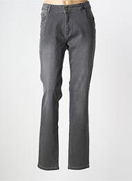 Jeans coupe slim stretch taille normale gris PARA MI femme