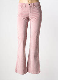 Pantalon flare stretch taille normale rose WALTRON femme
