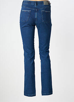 Jeans skinny tissage brut taille haute bleu WALTRON femme