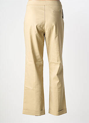 Pantalon droit stretch taille normale beige WALTRON femme