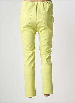 Jegging tissage jersey taille haute vert MARBLE femme