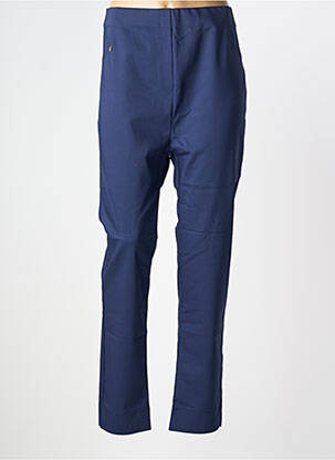 Jegging tissage jersey taille haute bleu fonce MARBLE femme