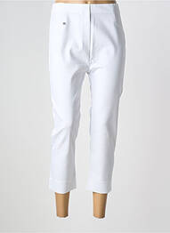 Jegging tissage jersey taille haute blanc MARBLE femme