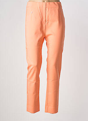 Jegging tissage jersey taille haute orange MARBLE femme