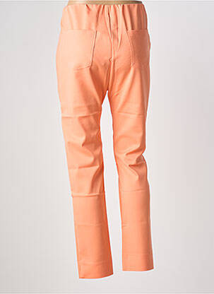 Jegging tissage jersey taille haute orange MARBLE femme