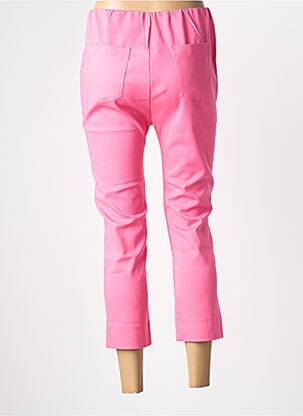 Jegging tissage jersey taille haute rose MARBLE femme
