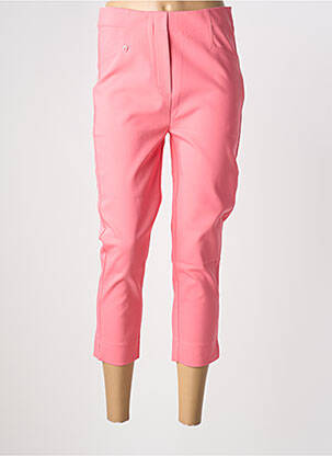 Jegging tissage jersey taille haute rose clair MARBLE femme