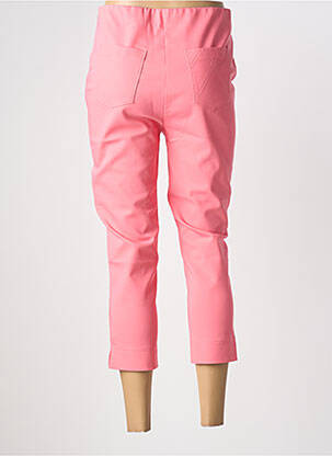 Jegging tissage jersey taille haute rose clair MARBLE femme
