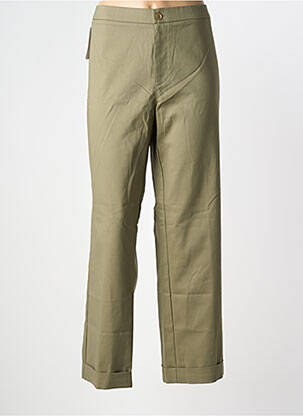 Pantalon droit vert WALTRON femme