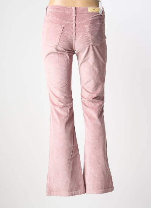Pantalon flare stretch taille normale rose WALTRON femme