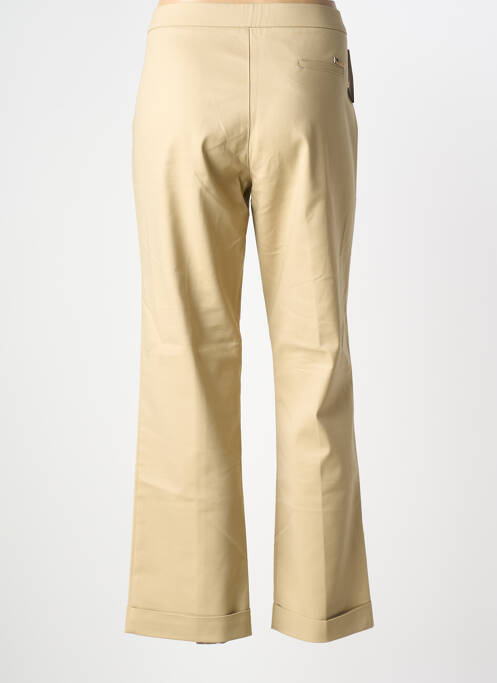 Pantalon droit stretch taille normale beige WALTRON femme