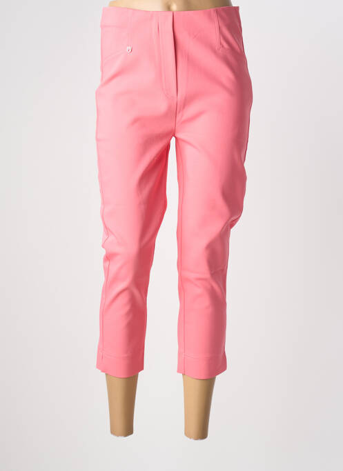 Jegging tissage jersey taille haute rose clair MARBLE femme