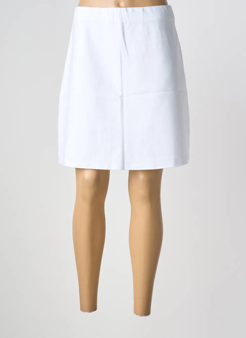 Jupe courte blanc MARBLE femme