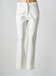 Pantalon slim poches blanc MARBLE femme