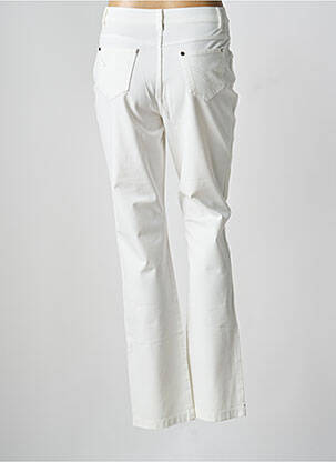 Pantalon slim poches blanc MARBLE femme