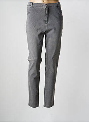 Jeans coupe slim poches gris MARBLE femme