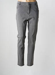 Jeans coupe slim poches gris MARBLE femme