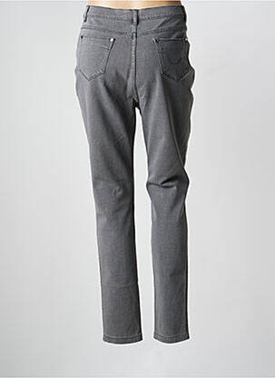 Jeans coupe slim poches gris MARBLE femme